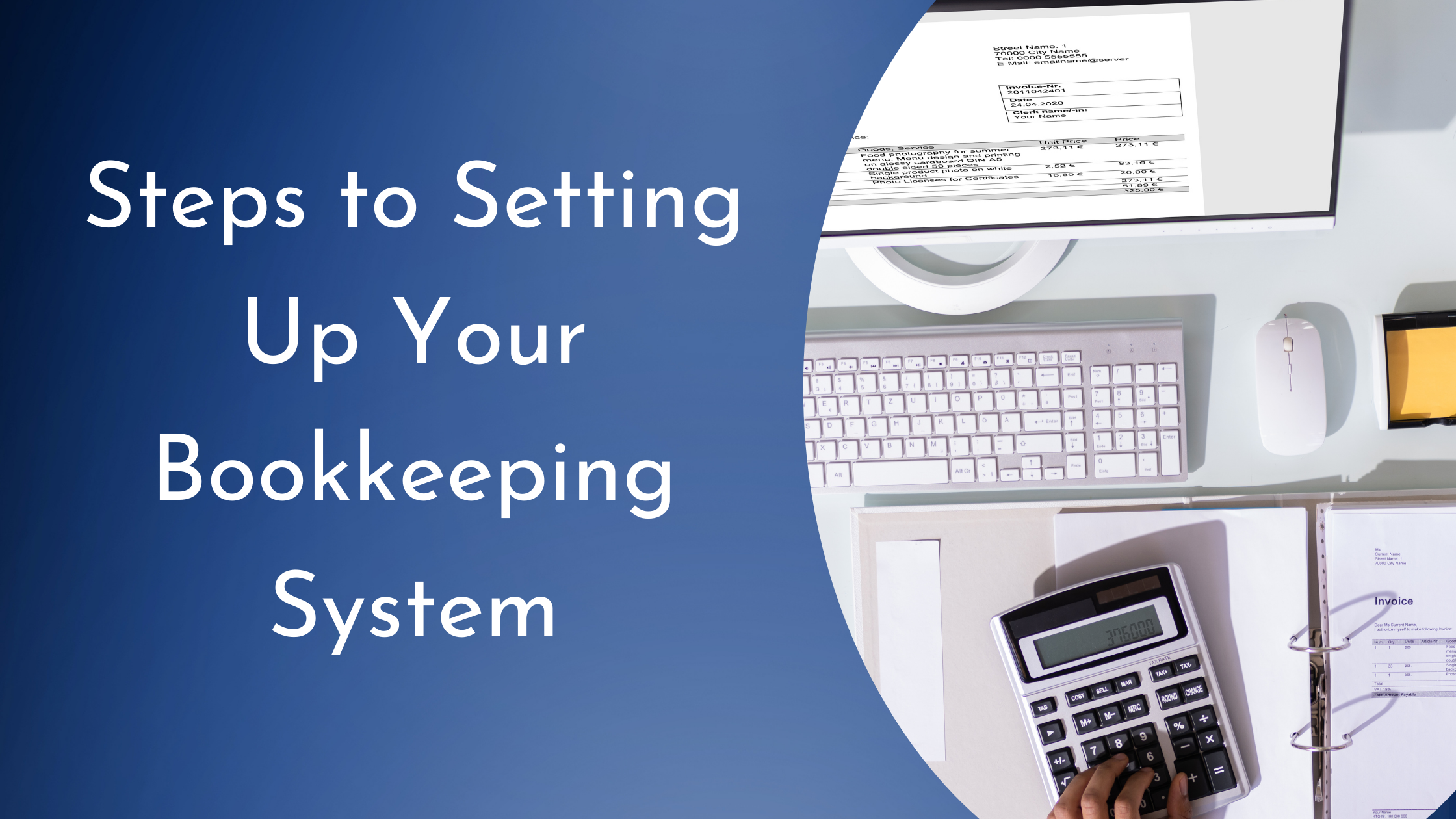 Setting Up Your Bookkeeping System